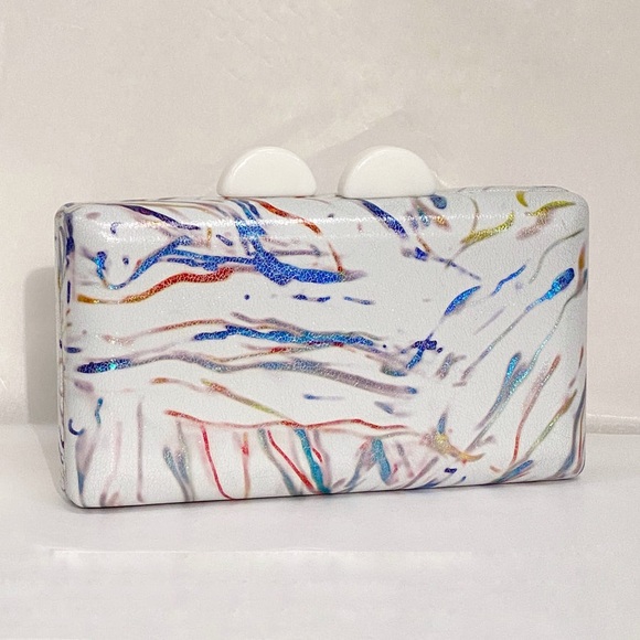 Sondra Roberts Paint Splash Clutch - Picture 2 of 8